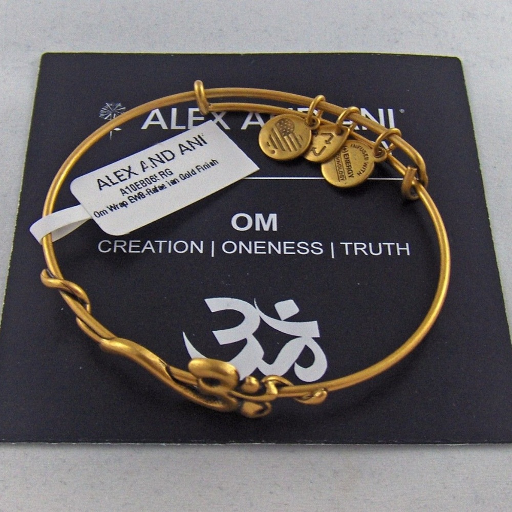 Alex and Ani Spiritual Armour Om Wrap Bracelet